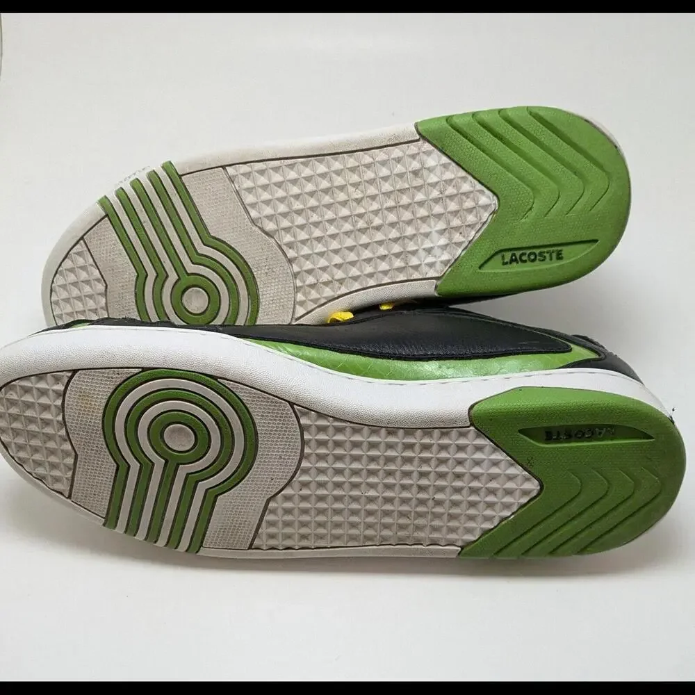 Mens Lacoste Sport 'Regan' Croc Lace U70 Black Sneakers Shoes 15SPM5859‎ Size 11